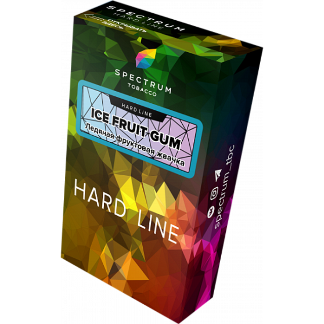 Табак Spectrum Hard Line - Ice Fruit Gum 40 г
