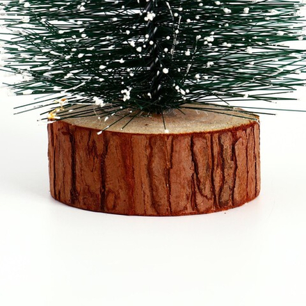 Декор «Ёлочка зелёная в снегу», 8 × 8 × 30 см