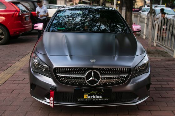 Пленка матовая серая Metal Flash Сharcoal Carbins