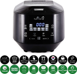Yum Asia Рисоварка Yum Asia Bamboo Rice Cooker, 8 чашек, 1.5 л ( Anthracite Black)