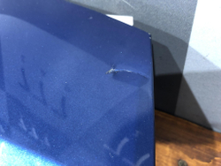 Бампер задний левая часть Skoda Karoq 17-нв Б/У Оригинал 57r807983