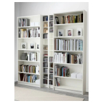 Открытый книжный шкаф - BILLY IKEA/БИЛЛИ ИКЕА, 28х200х202 см, белый