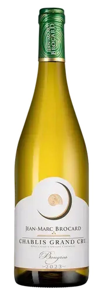 Вино Шабли Гран Крю Бугро сух бел 0,75 13% Франция Жан-Марк Брокар