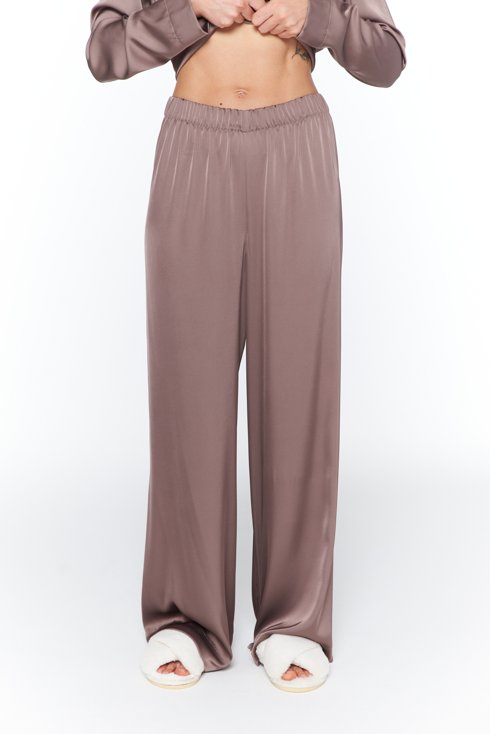 Шелковая пижама - M размер