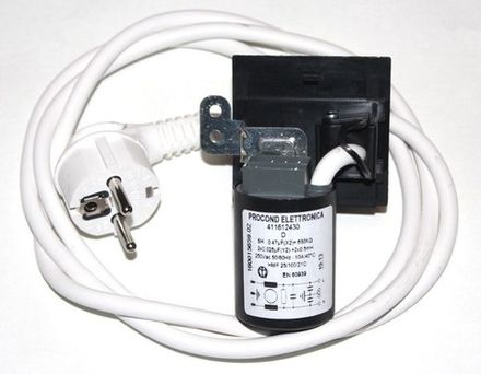 Кабель питания (провод, шнур) для стиральной машины Indesit (Индезит) 1,5 метра - с сетевым фильтром БОЛЕЕ НЕ ПОСТАВЛЯЕТСЯ - СНЯТ С ПРОИЗВОДСТВА