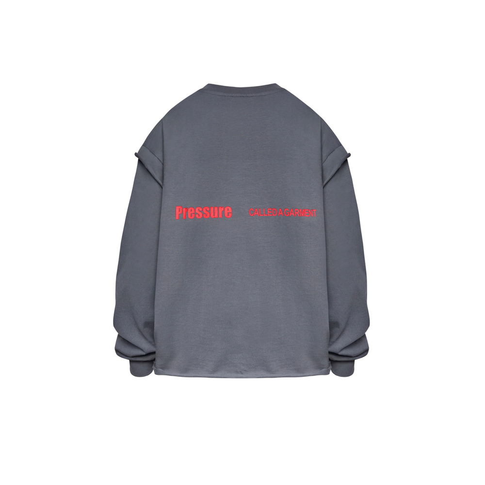 Лонгслив Called a Garment Pressure Double Layer "Smoky Grey"