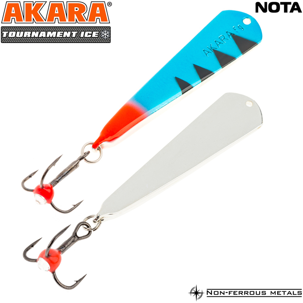 Блесна зимняя Akara Tournament Ice Nota 35 3 гр. 30 Sil