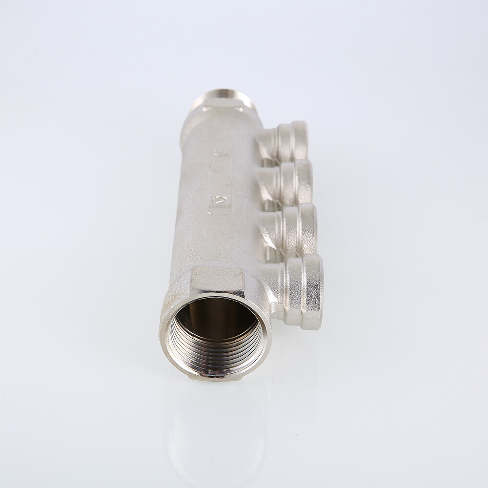 Коллектор VALTEC с внутренней резьбой 3/4", 2 х 1/2" (арт.VTc.550.N.0502)