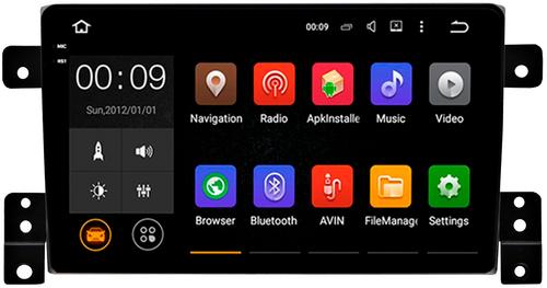 Магнитола для Suzuki Grand Vitara 2005-2016 - AIROC 2K RX-3503 Android 13, Быстрая, QLed+2K, CarPlay, SIM-слот