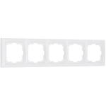 Рамка на 5 постов Snabb Basic (белый) W0052001