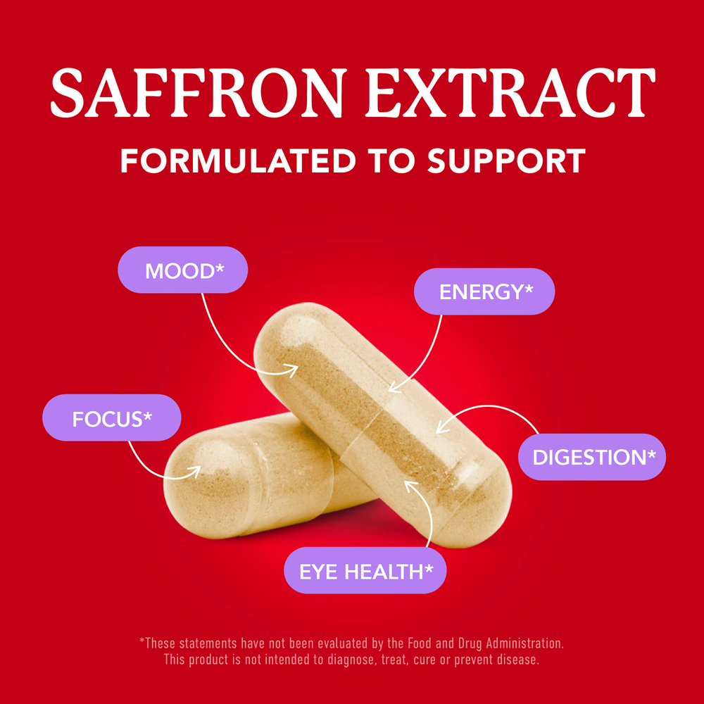 SMNutrition, экстракт шафрана, 88,5 мг, 90 капсул