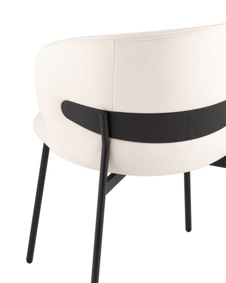 Стул Блейз велюр молочный