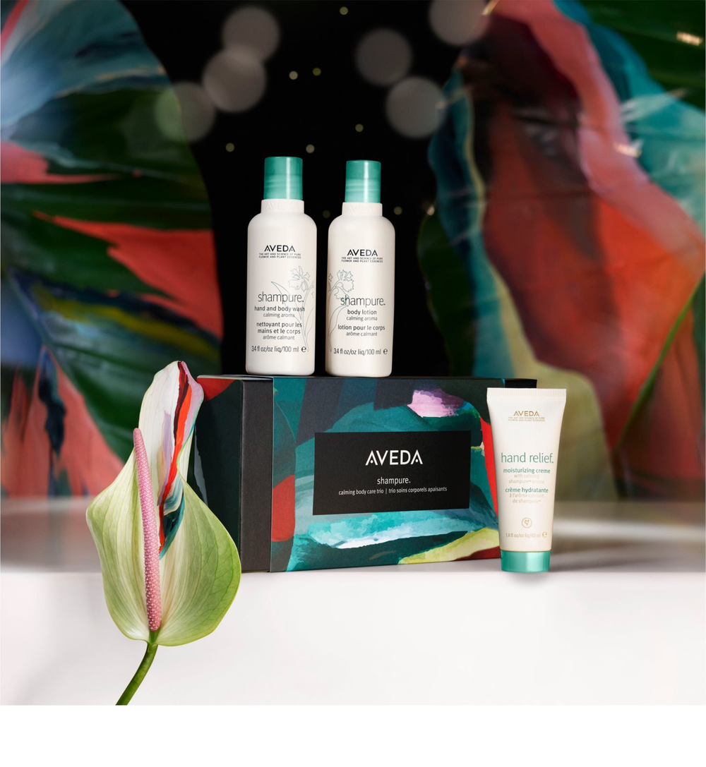 Aveda Shampure Calming Body Care Trio - подарочный набор (тело) /   / GTIN 18084043288