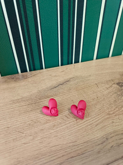 Серьги-пуссеты Ромашки