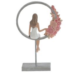 GAEM Фигурка декоративная "Девушка", L16 W7 H24 см