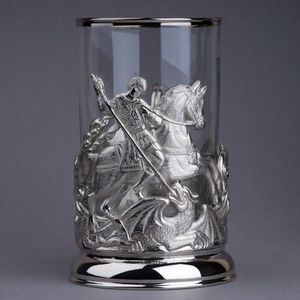 Подстаканники никелированные