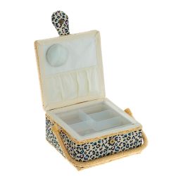 GAEM Шкатулка для рукоделия (с подносом и набором для шитья), L24 W20 H11 см