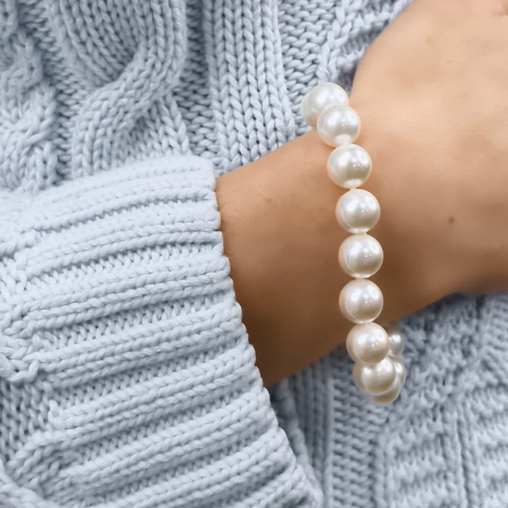 Браслет Fiore Luna WHITE SHELL PEARL CCH05247-03 G