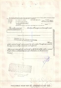 Акция King Departments Stores Inc. 1964-1987 США