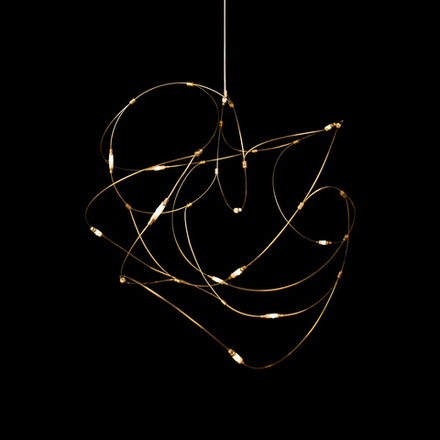 Подвесной светильник 10154P/D800 gold