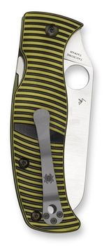 Складной нож Spyderco Spyderco Caribbean C217GPSF c клинком из стали LC200N Rustproof Steel, рукоять G10