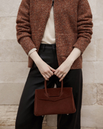 Сумка JECKY S замша терракотового цвета