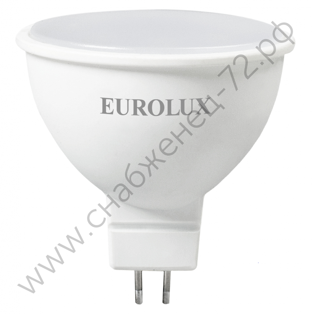 Лампа светодиодная EUROLUX LL-E-MR16-7W-230-4K-GU5.3