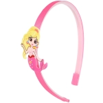 Ободок для волос детский на блистере «РОЗОВОЕ ОБЛАКО», русалочка, микс 6 цветов, 1см