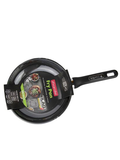 Сковорода 26 см. из литого алюминия Kamille KM 4413 со сверхпрочным антипригарным покрытием ILAG