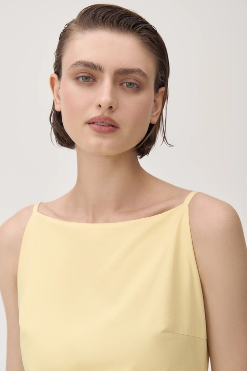 Платье миди из хлопка