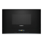 Встраиваемая микроволновая печь Siemens BF722R1B1, 21 л, 900 Вт, 7 режимов, черная