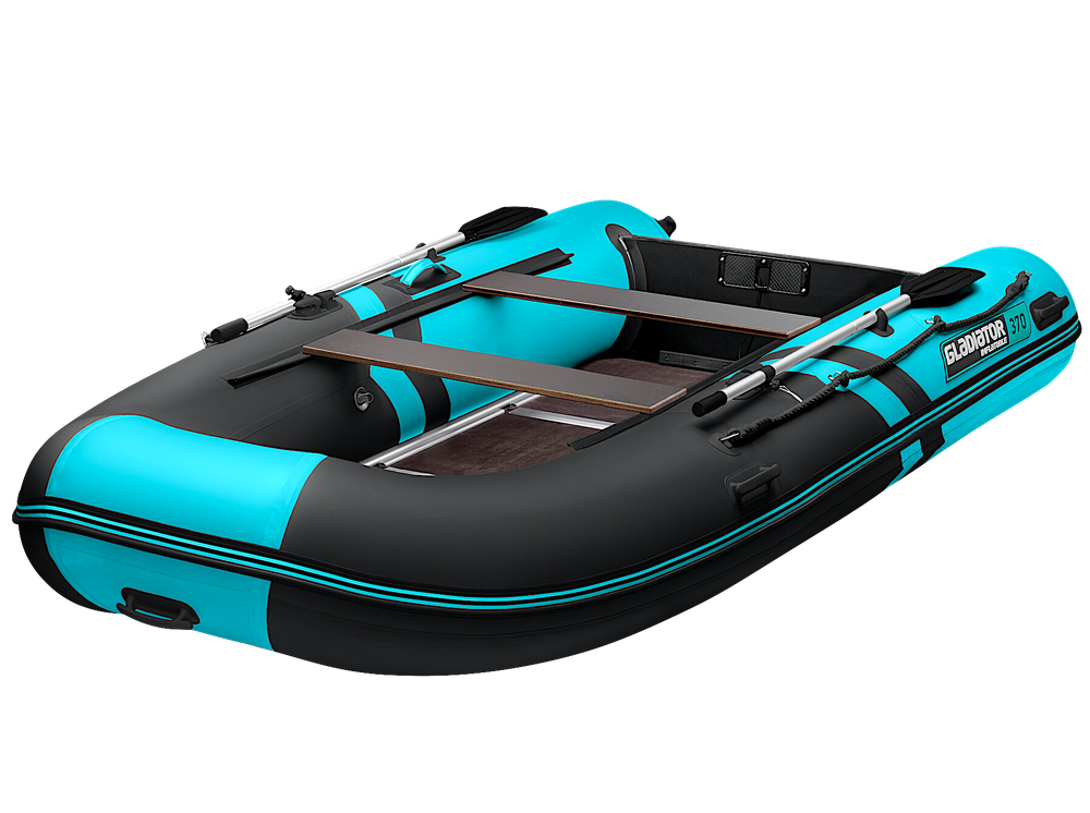 Лодка ПВХ Gladiator Light B370 с фанерным полом -