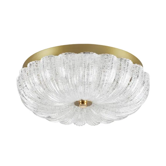 7719/36L PIKO LED SN 027 Светильник металл/стекло/прозрачный/золотой LED 36Вт 3000-6500K D300 IP20 пульт ДУ TESORO