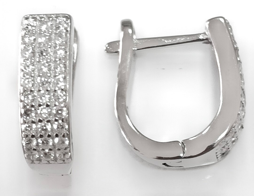 Ювелирные серьги из серебра "Эстерелла"