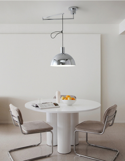 Pendant design lamp AS41Z By Nemo (Chrome)