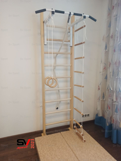 Монтаж шведской стенки Sv Sport в бетонные, кирпичные стены