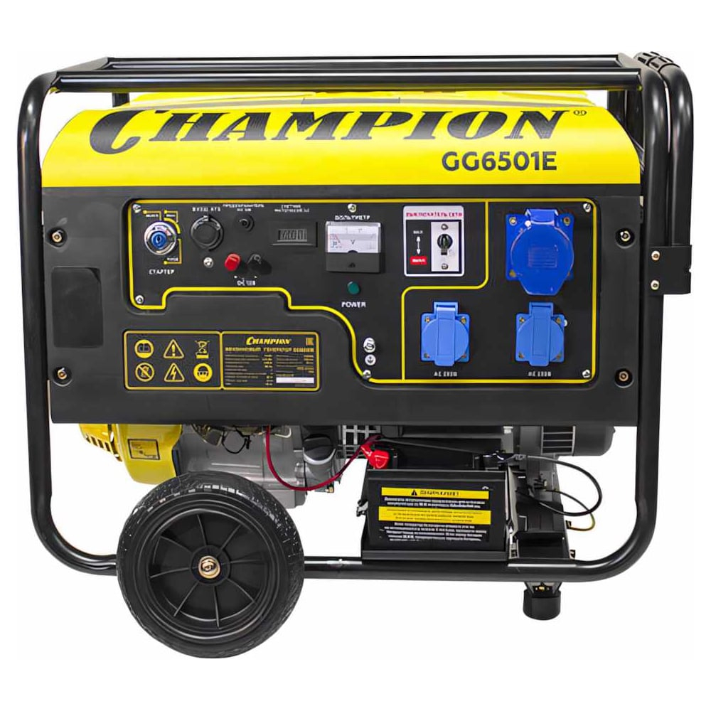 Бензиновый генератор CHAMPION GG6501E+ATS
