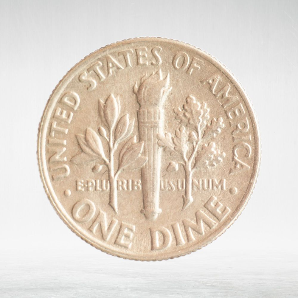USA, 1 Dime, 1968 - Roosevelt Dime (D), XF
