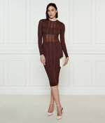 Платье Elisabetta Franchi - коричневый(AM38S51E2)