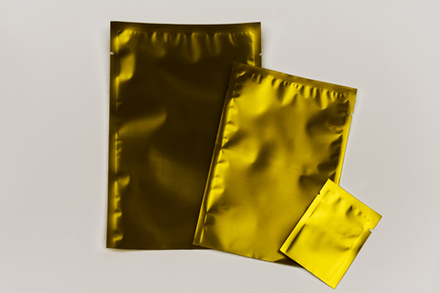 Пакет фольгированный  золото