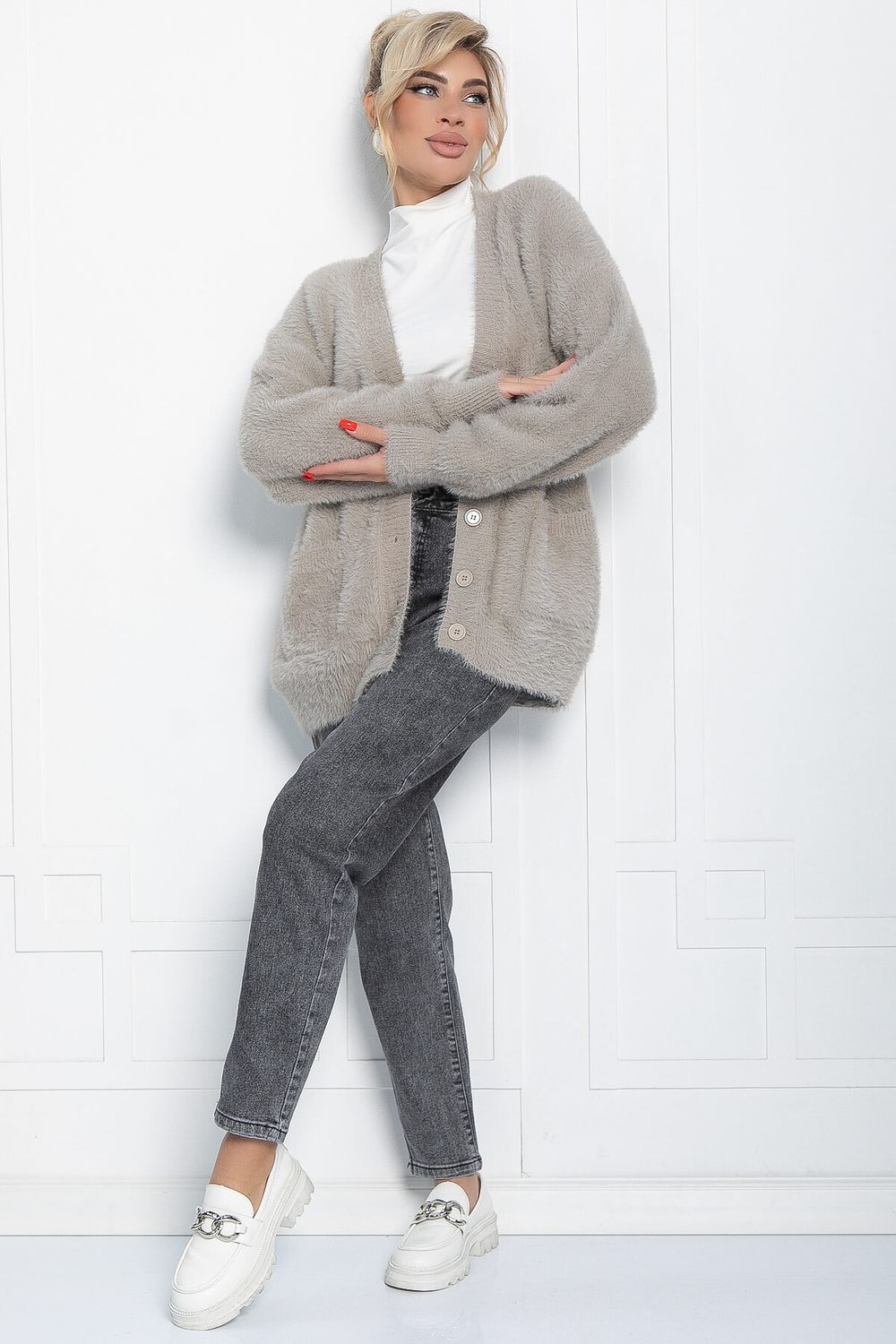 Кардиган Айрен (темно-бежевый) Б11540 LT Collection