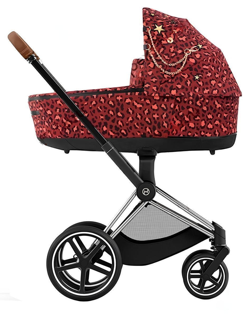 Коляска для новорожденных Cybex Priam IV Chrome Brown Rockstar