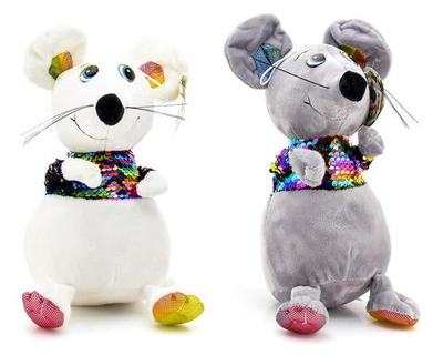 Мягкая игрушка муз. Мышь 22см, пакет