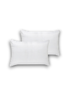 Комплект наволочек из сатина 50х70 НАТЕСМИО | белый страйп-сатин