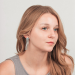 Серьги Fiore Luna Комета AWE3256-S