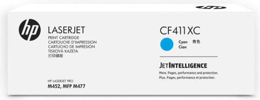 Тонерный картридж голубой HP 410X 1 шт
