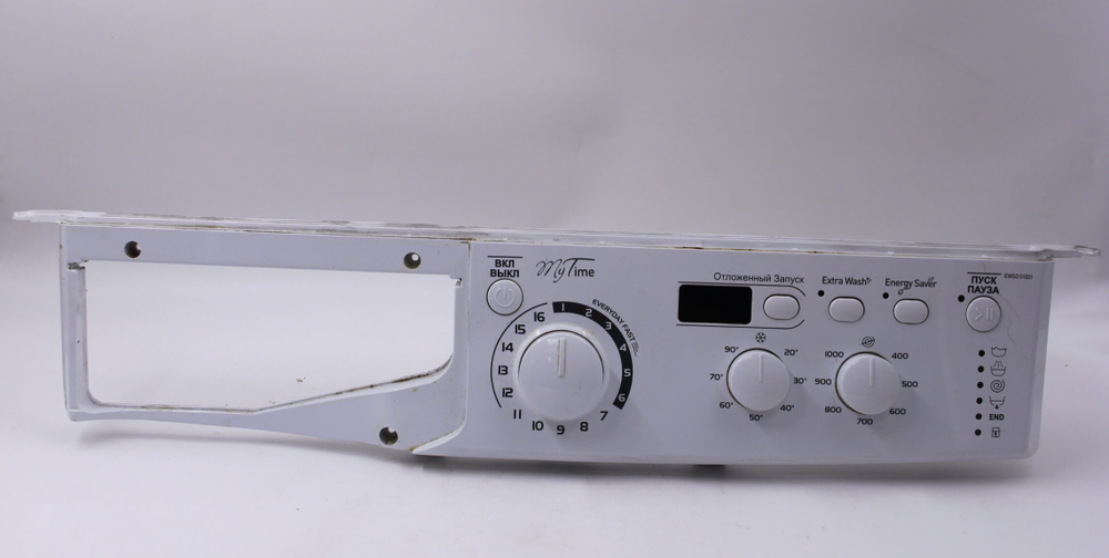 Модуль индикации стиральной машины Indesit EWSD 51031 CIS с пластиком