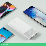 Портативное зарядное устройство Baseus Bipow Digital Display Overseas Edition White (PPBD050502)