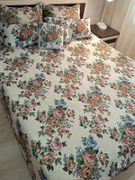 Покрывало гобеленовое Букет евро (240х200)