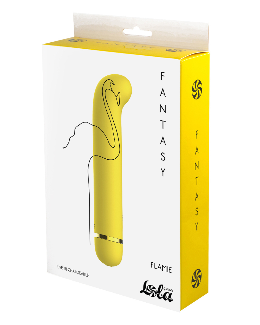Перезаряжаемый вибратор Fantasy Flamie Yellow 7912-01lola
